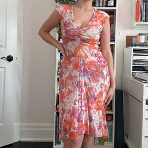 Weston Wear Vibrant Floral midi Dress